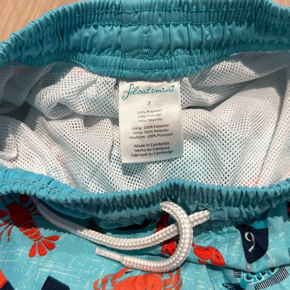 Floatimini boys swim trunks/shorts Size 7 - Picture 5 of 9